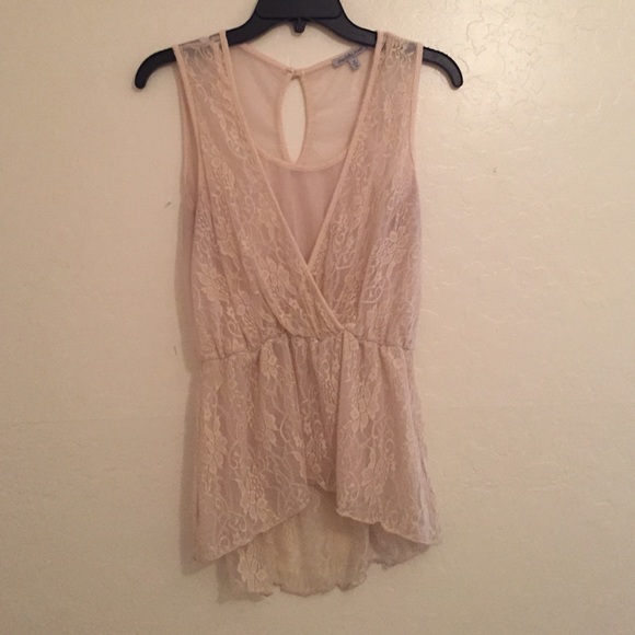 Sheer tank top