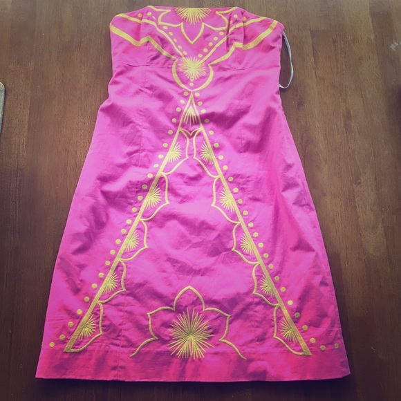 Lily Pulitzer size 0 strapless dress
