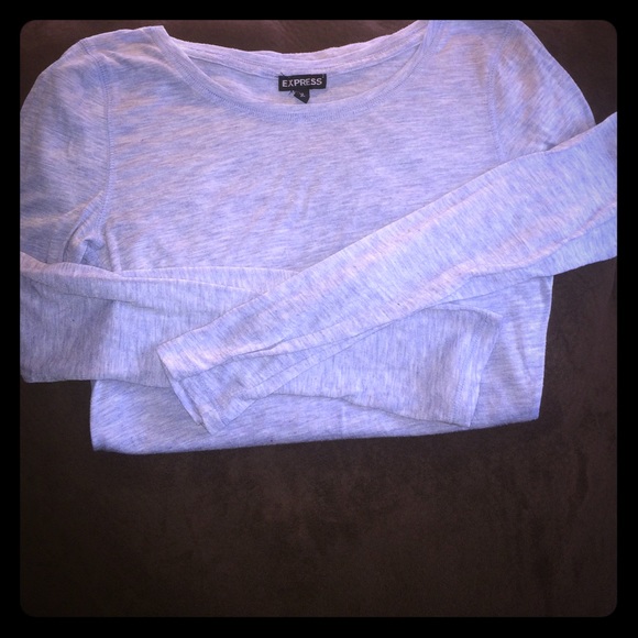 Extra long body long sleeves light weight tee