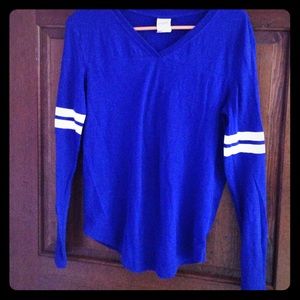 VIctoria's Secret Pink Long Sleeve Varsity Tee