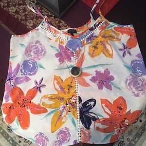 Jessica Simpson XL flowery shirt