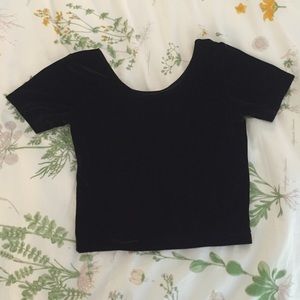 AA BLACK VELVET CROP
