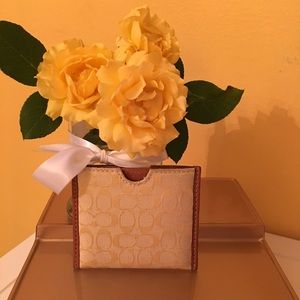 Authentic Coach Double Side Pocket Mirror