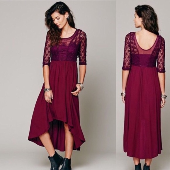 Free people plum dress