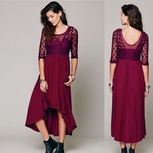 Free people plum dress