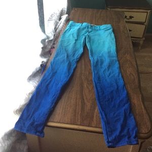 Ombré hollister skinny jeans