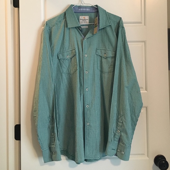 Tommy Bahama NWT Island Modern Fit Men Dress Shirt