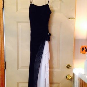 Black and white dress