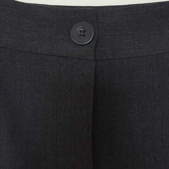 Chico's Dark Gray/Grey Trousers Size 2 = Size 12 - Picture 2 of 3