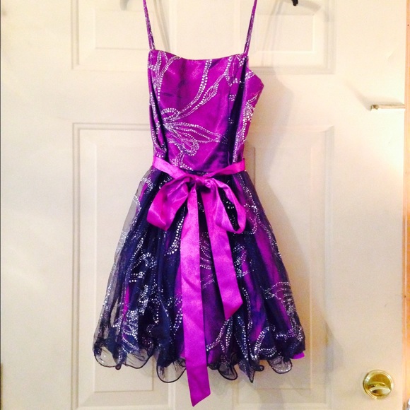 Purple dress