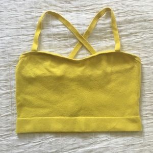 American Apparel knit bralette crop top