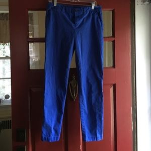 Bright blue GAP khakis
