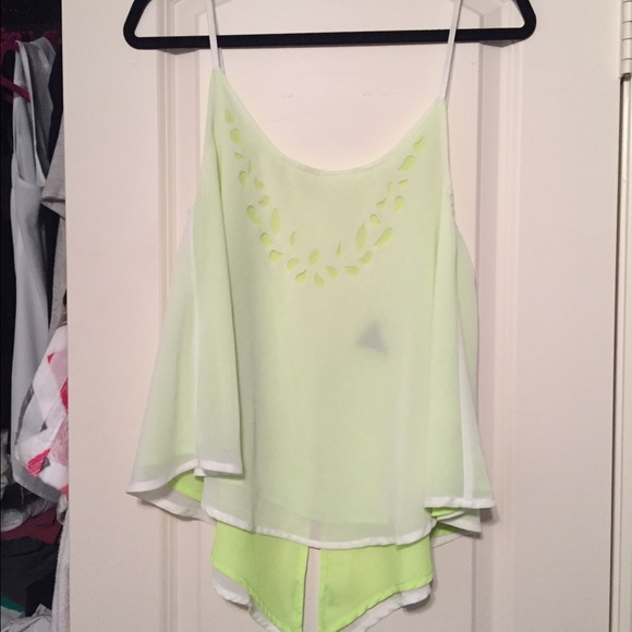 White and green shirt