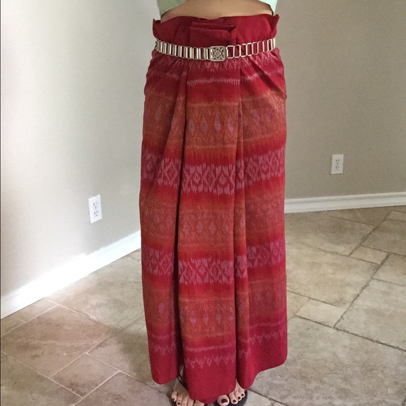 **sold**Thai Tradition long Skirt, Free size