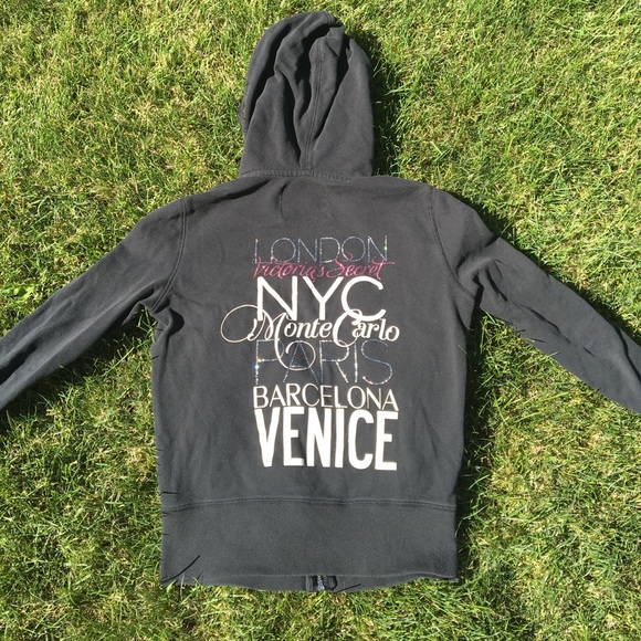 Victoria secret zip up hoodie size small