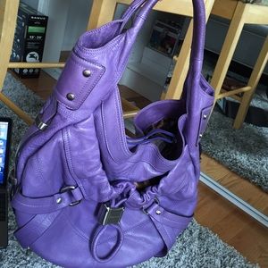 B. Makowsky purple large handbag