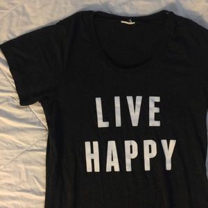 Live Happy ☺️ Natural Life tee