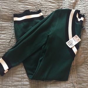 Hunter Green Forever 21 Bodycon Varsity Dress