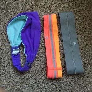 Barely worn lulu headbands! 🚫FAR LEFT IS SOLD🚫