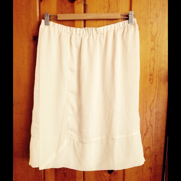 Anthropologie Pearled Ivory Half Slip - Picture 2 of 4