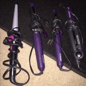 Hair curlers and 1 hair straightener 🙆🏻