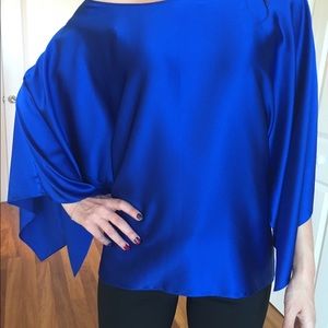 Ramy Brook Blue Blouse