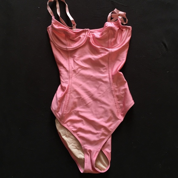 American Apparel pink swimsuit