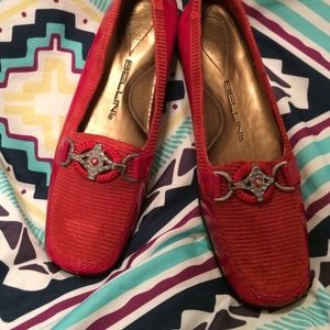Red Bellini loafers
