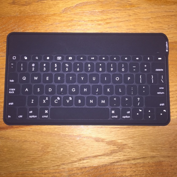 Black, Bluetooth capable iPad keyboard