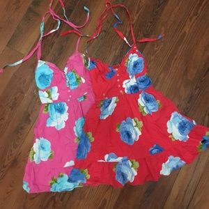 Bundle of two flower print sundresses