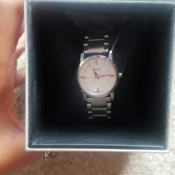 DKNY women's silver watch