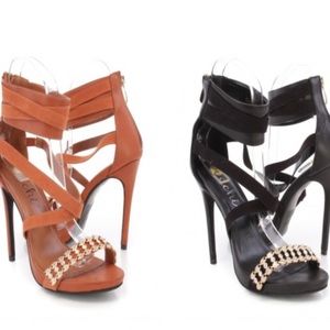 ✨✨ Rhinestone Open Toe Heels ✨✨