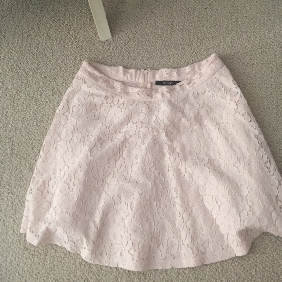 Forever 21 pink lace skirt