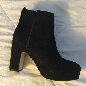 H&M // Black platform booties