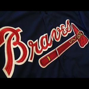 Authentic Diamond Majestic Braves Jersey