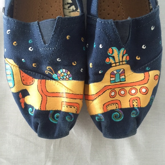 Custom Beatles Yellow Submarine Toms