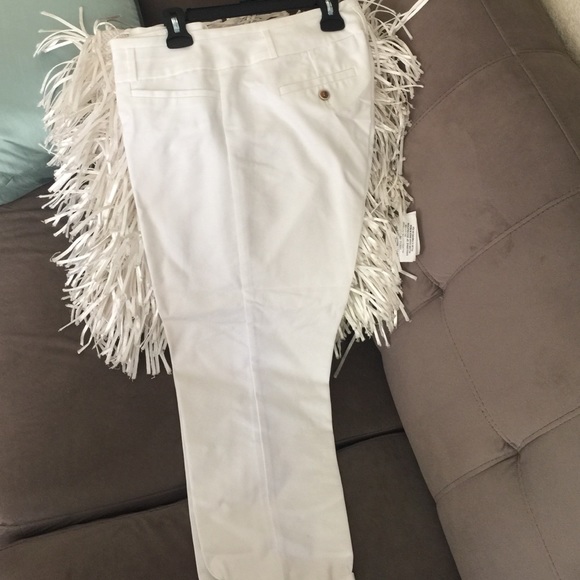 The limited white capris