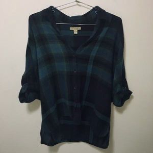 Authentic Burberry Brit button down shirt. Size M