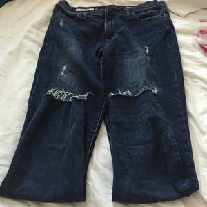 Distressed Gap Jeans
