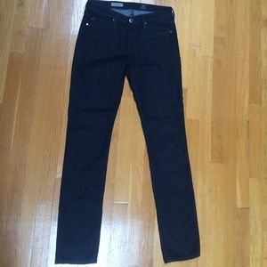 AG Jeans, Mid-Rise Stevie, Slim Straight, 28 R