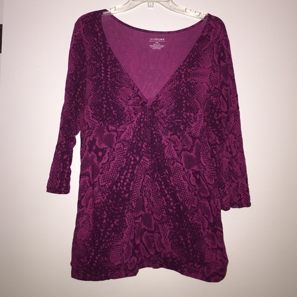 Pink snake print top Lane Bryant 18/20