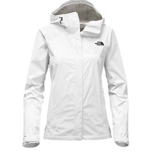 White North Face Venture Rain Jacket