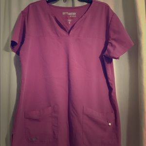 Rose GA scrub top