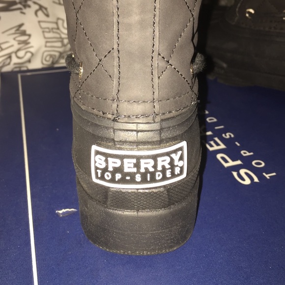 Sperry Gosling Calf Boot Black 8 - Picture 2 of 4