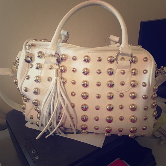 Studded handbag