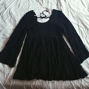 Tobi black long sleeve flowy dress Tobi black long sleeve flowy dress