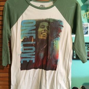 Bob Marley baseball Tshirt