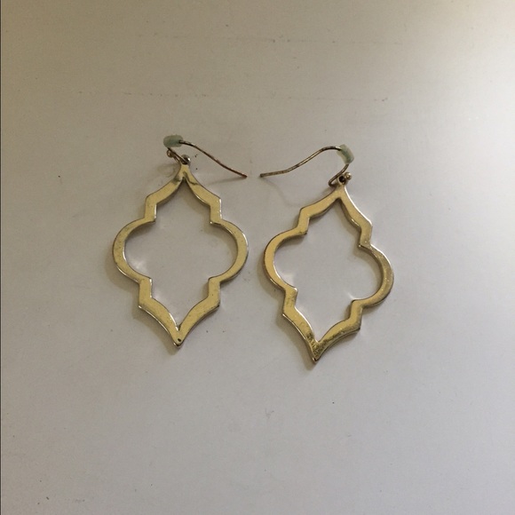Gold earrings