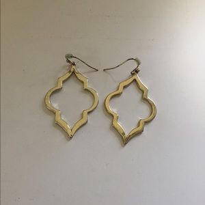 Gold earrings