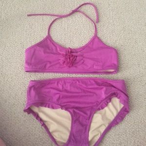 two piece bathing suit